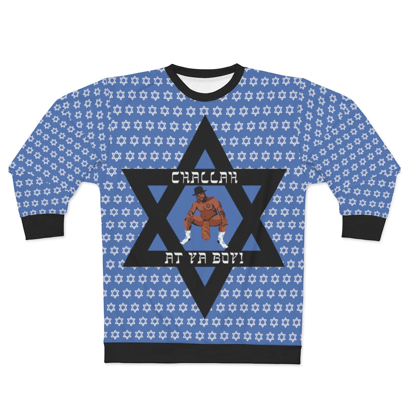Challah at Ya Boy Hanukkah Sweater