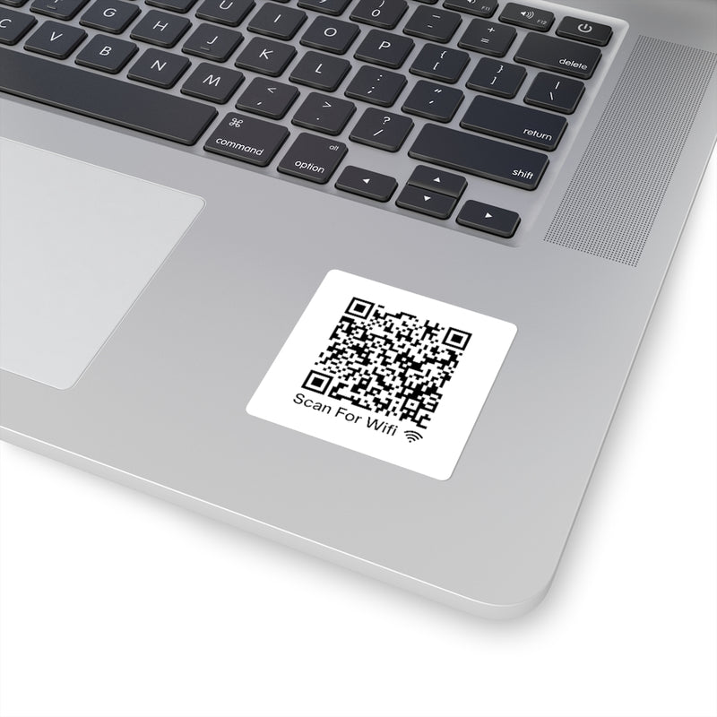 Scan For Wifi Barry Wood QR Code Prank Sticker