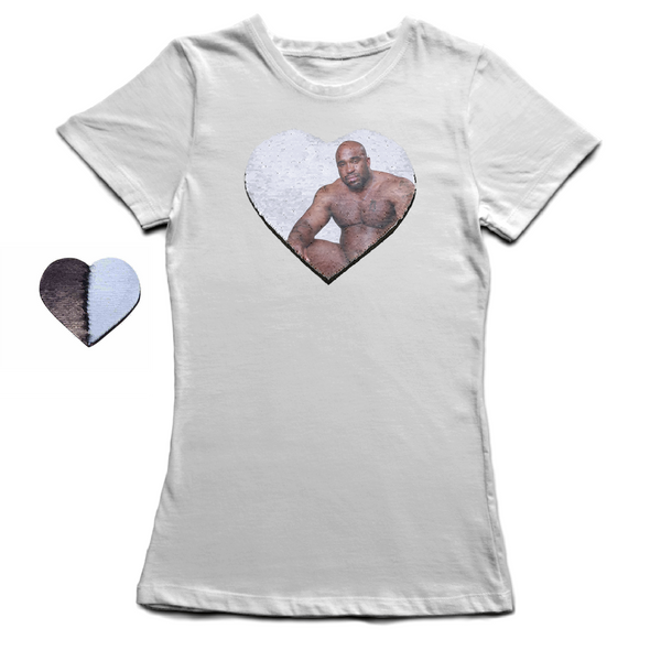 Barry's Heart Sequin Women's T-Shirt