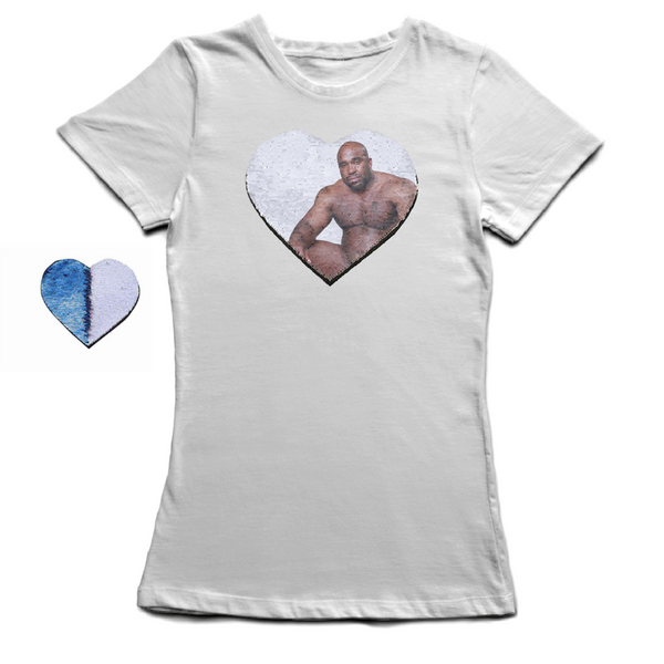 Barry's Heart Sequin Women's T-Shirt
