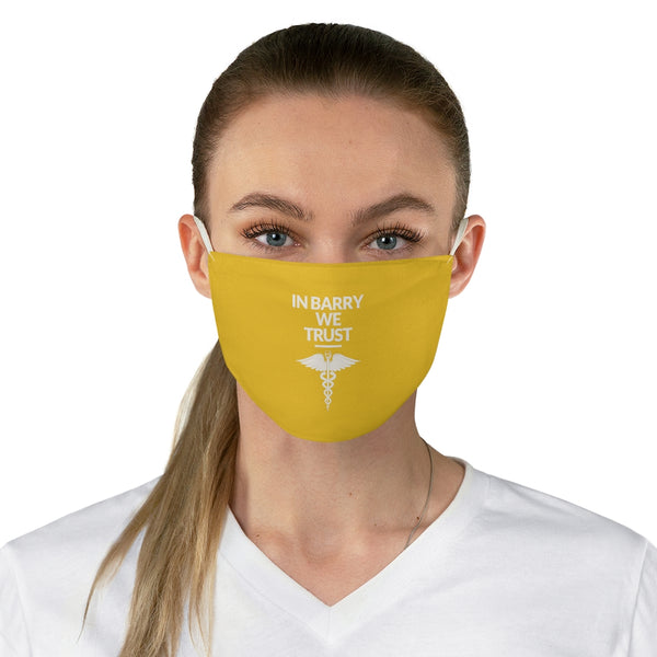 In Barry We Trust Face Mask