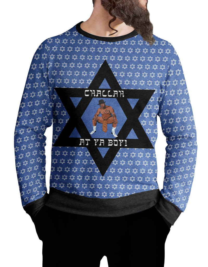 Challah at Ya Boy Hanukkah Sweater