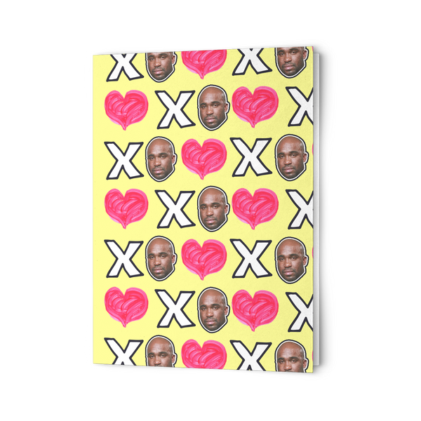 XOXO Valentine's Greeting Card