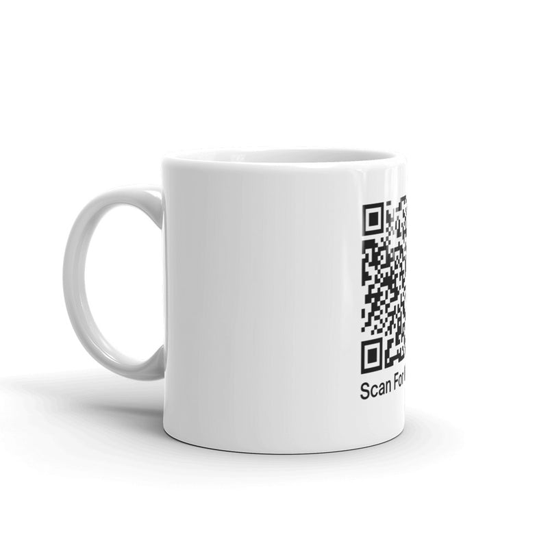 Scan For Wifi Barry Wood QR Code Prank Mug